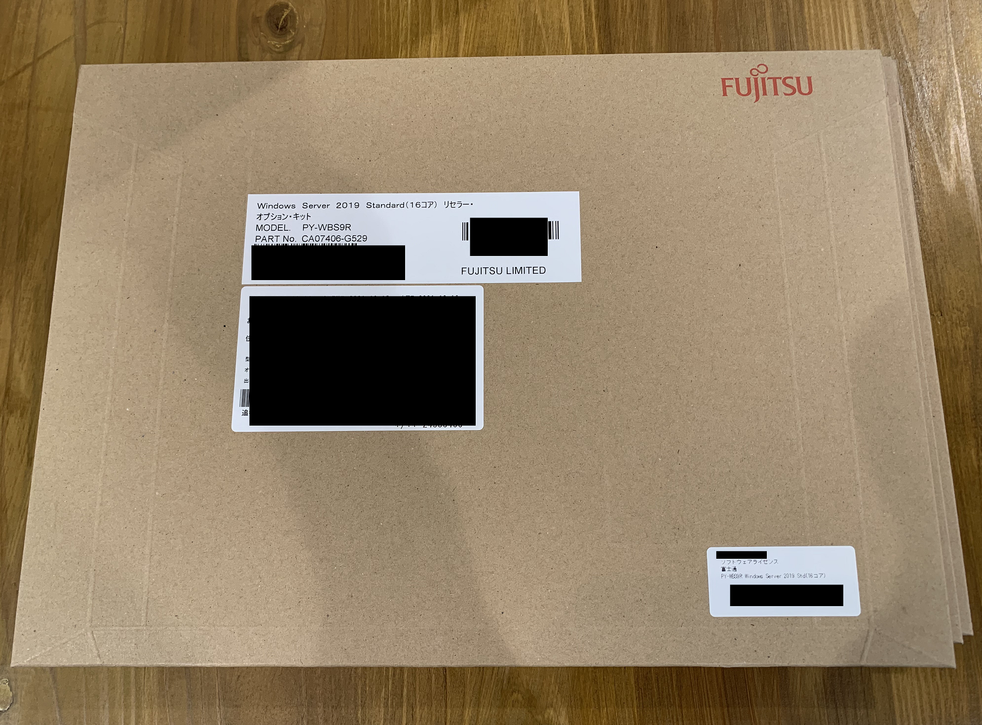 PY-WBS9R FUJITSU OEM版 Windows Server Standard 2019 64Bit 日本語版